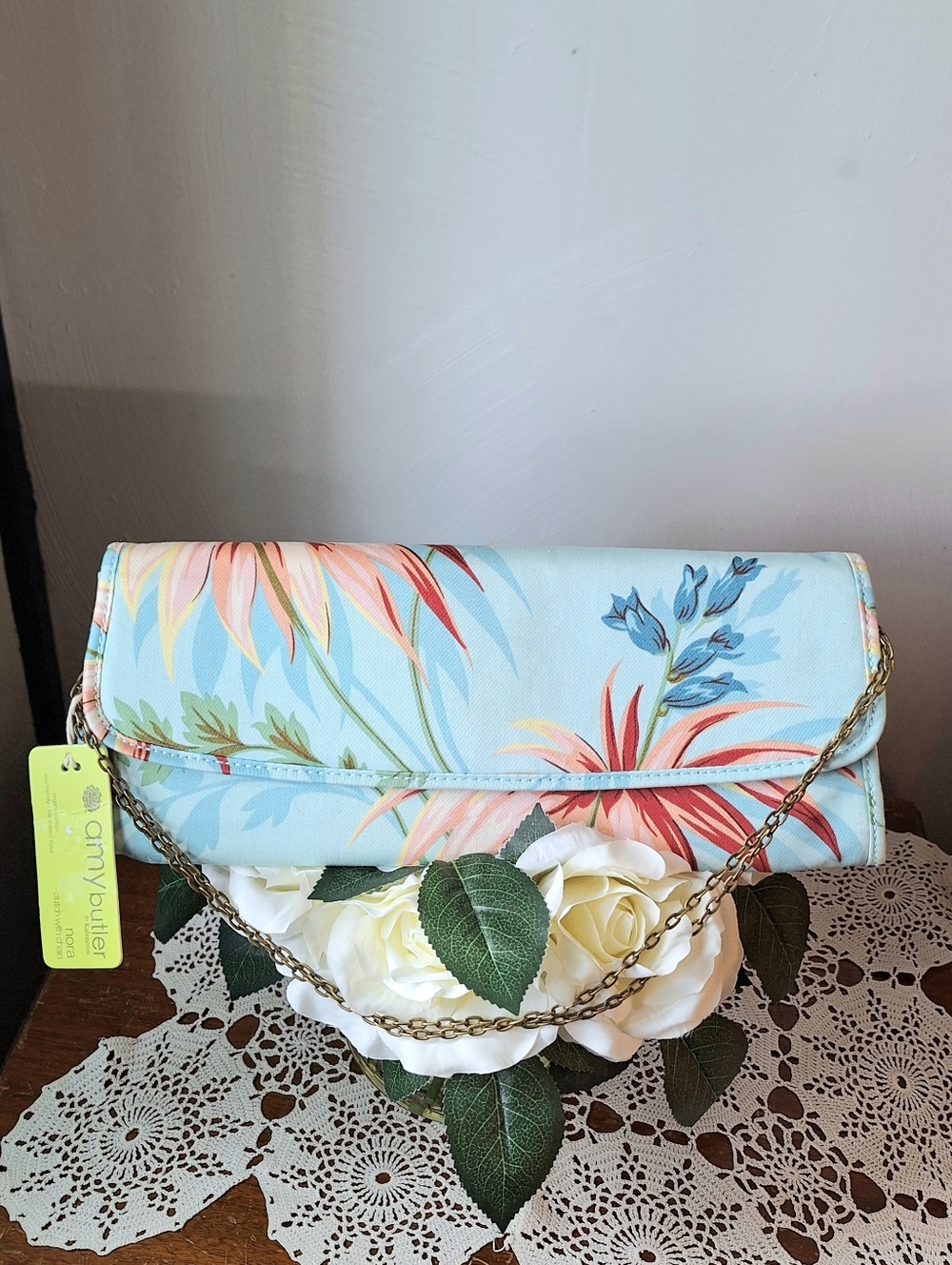 Amy Butler "Nora Clutch With Chain" Item#AB132,NWT
